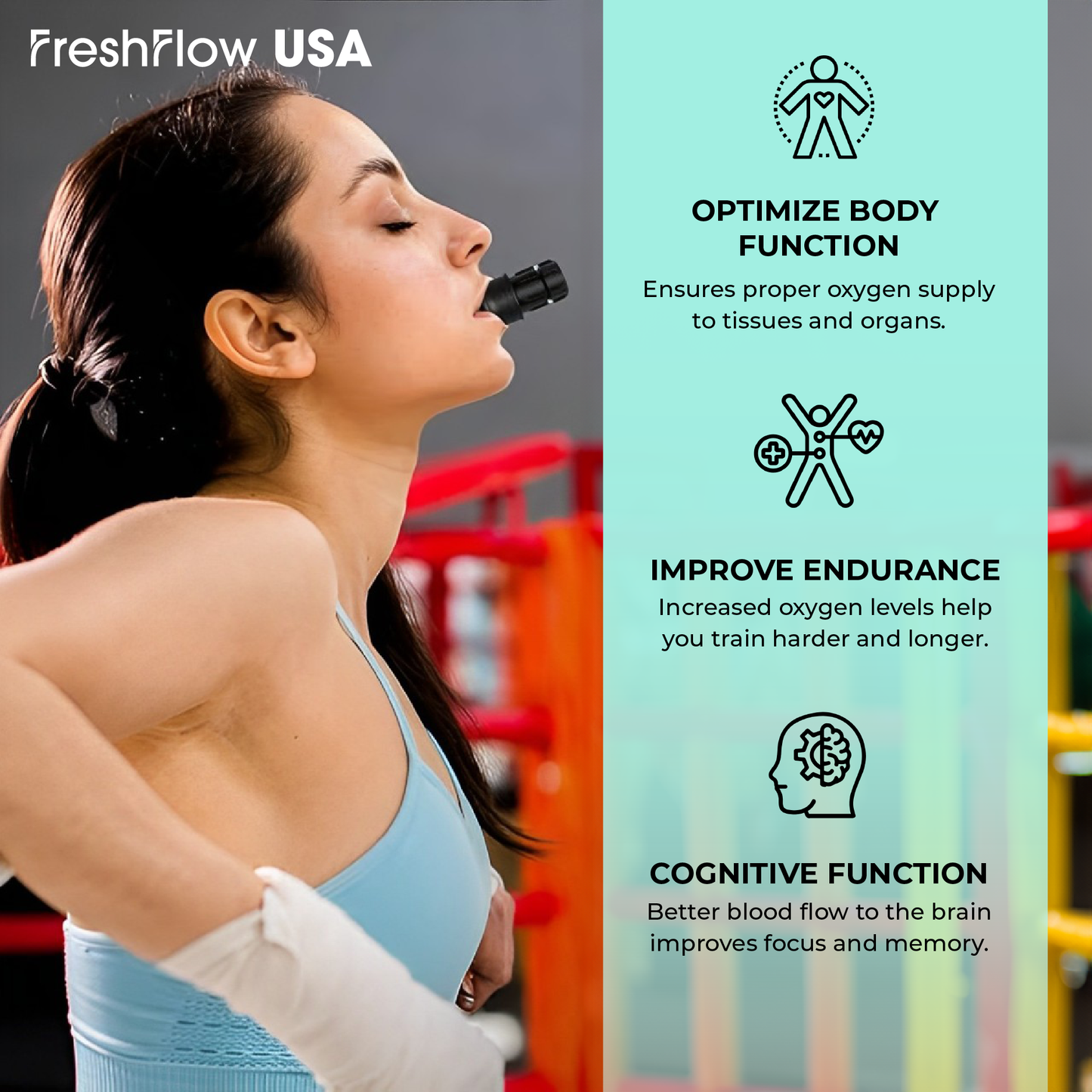 FreshFlow™ USA OxyBoost Breathing Trainer | Flash Sale